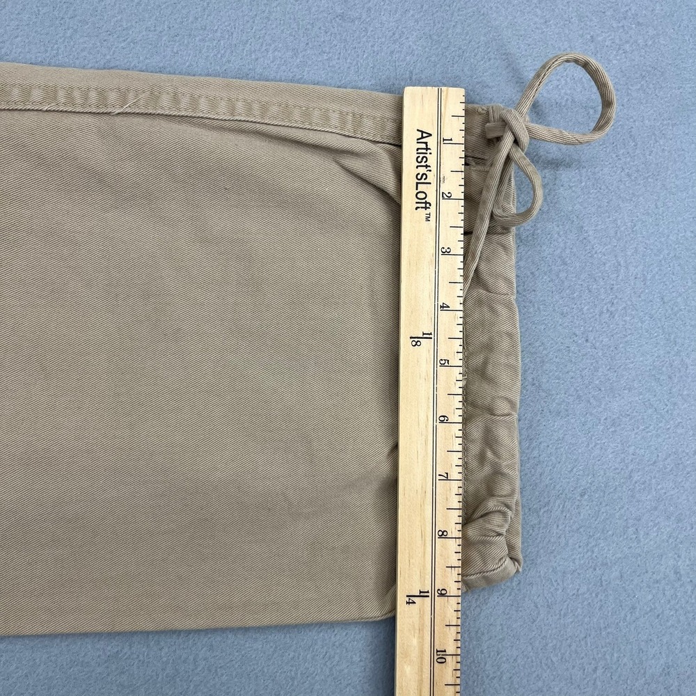 Forever 21 Womens XS Khaki Tan Cotton‎ Wide Leg Cargo Utility Pants Vtg Y2K USA - Picture 7 of 14